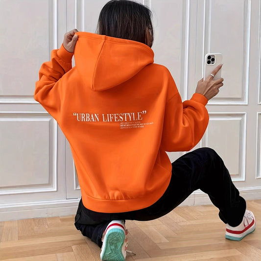 Foreign trade sweatshirt spot Europe and the United States Amazon cross-border outdoor women's fashion letter print sweatshirt
