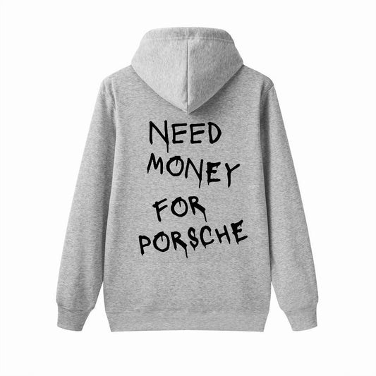 Cross-border foreign trade hot sale women's fleece sweatshirt plain letter print kangaroo pocket drawstring print hoodie